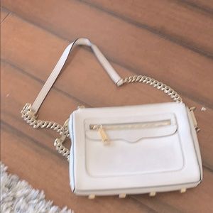Used Rebecca Minkoff white and black bag